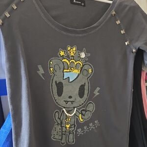 Tokidoki Gray Graphic Kids Shirt